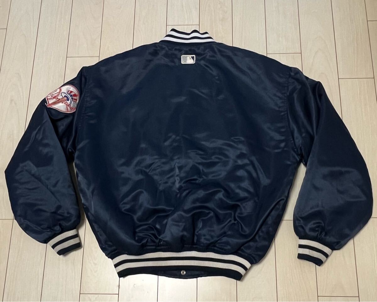 ZORN着 90s STARTER ヤンキース スタジャン ネイビー ビンテージ MLB