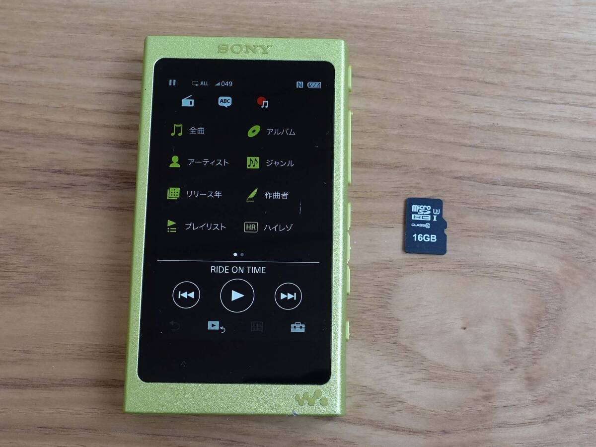 SONY Walkman ソニーウォークマンNW-A35 16GBライムイエロー ハイレゾ