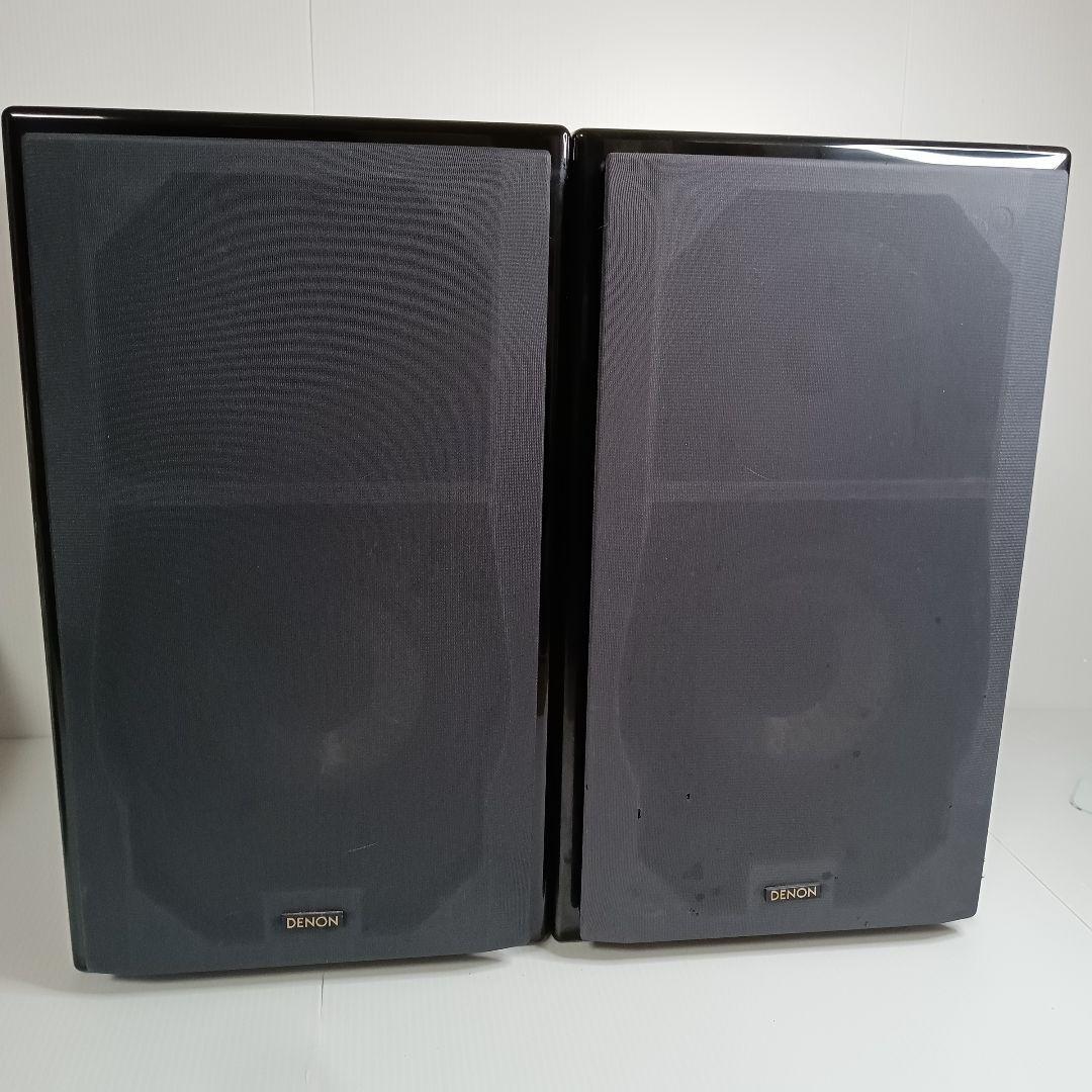 音出し DENON SC-E757 2WAY ペアスピーカー オーディオ 音響 ブラック