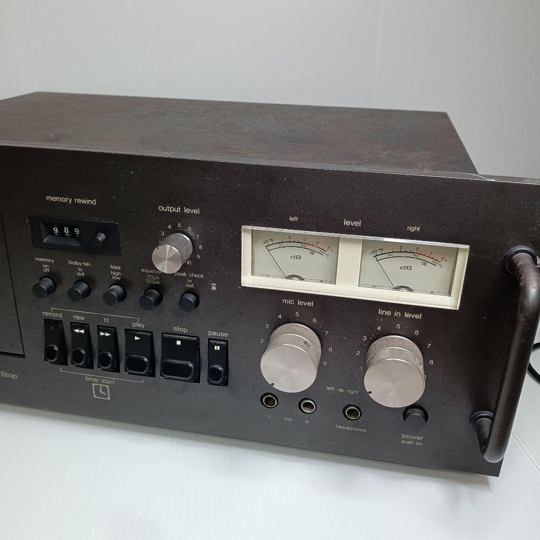 通電確認 ジャンク Technics テクニクス ステレオカセットデッキ RS