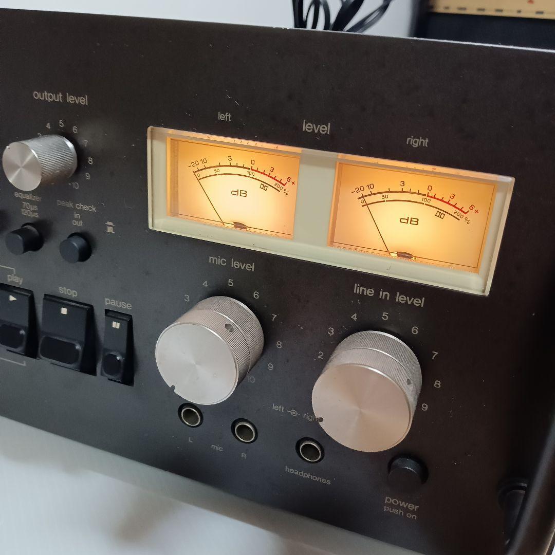 通電確認 ジャンク Technics テクニクス ステレオカセットデッキ RS