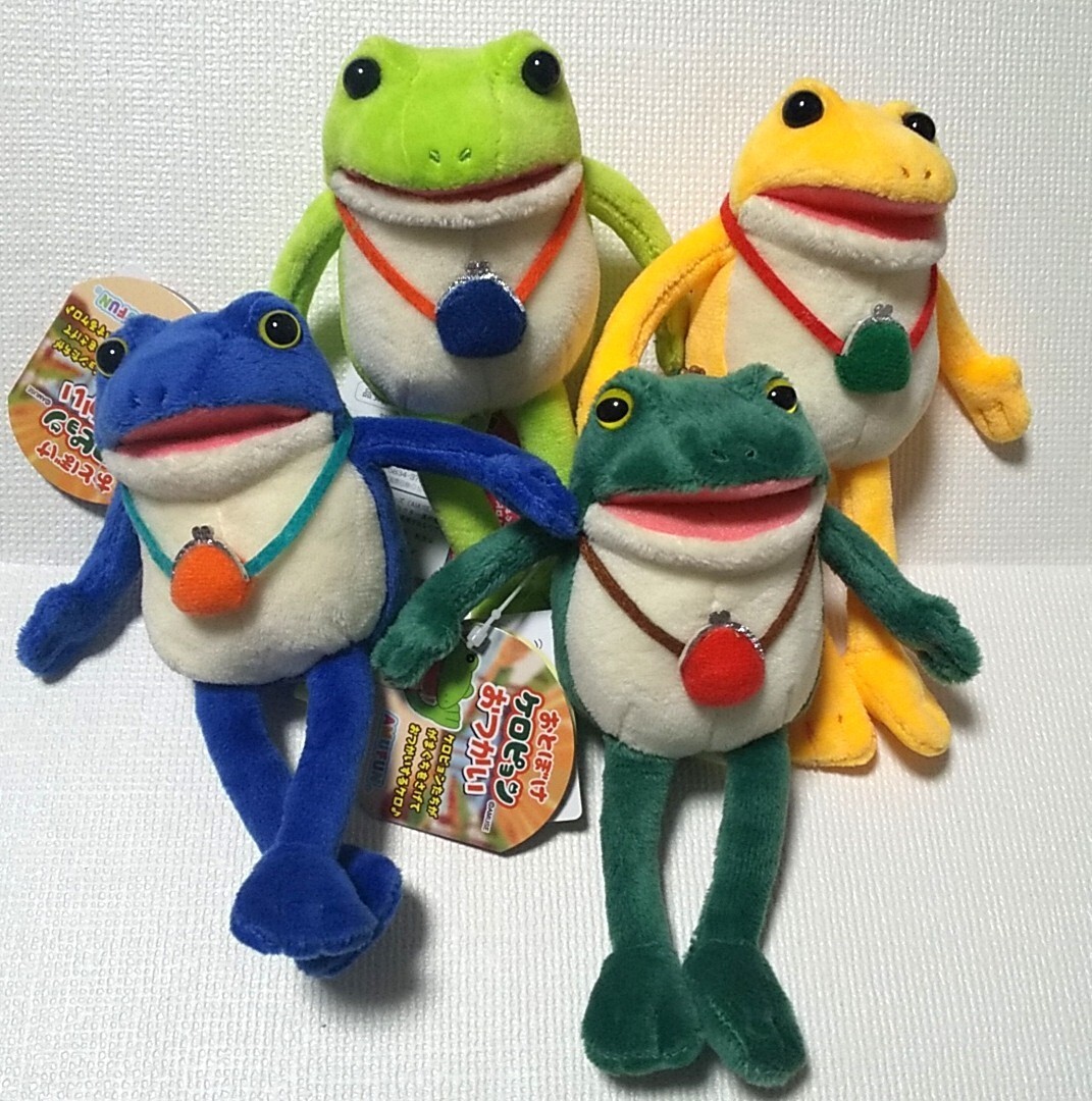 4種セット おとぼけケロピョン おつかい ぬいぐるみ マスコット｜Yahoo