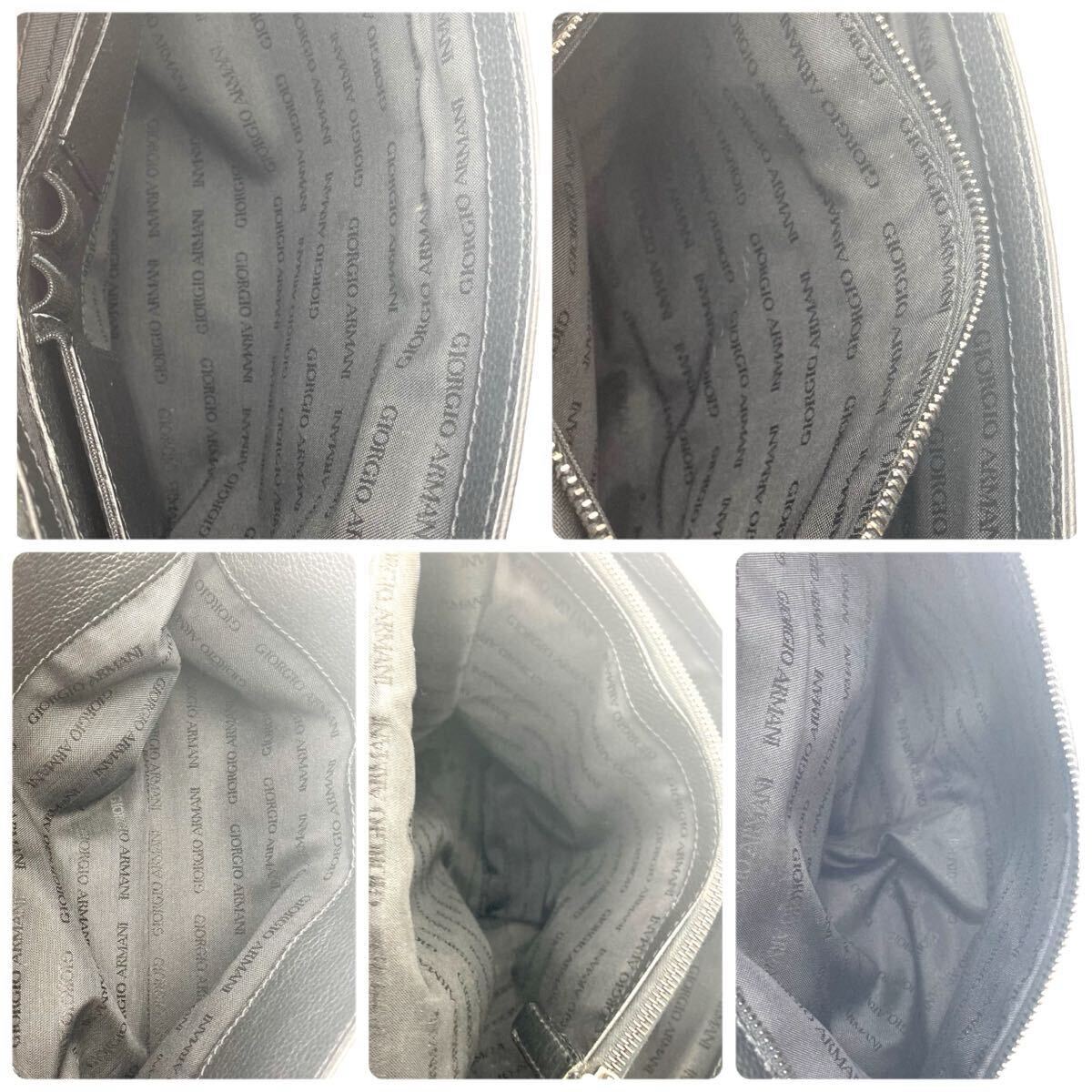 GIORGIO ARMANI ジョルジオアルマーニ 2way メッセンジャーバッグ