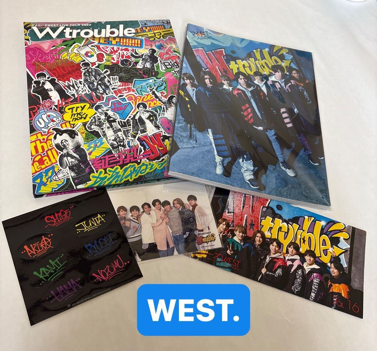ジャニーズWEST LIVE TOUR 2020 W trouble初回盤 DVD ／ツアー