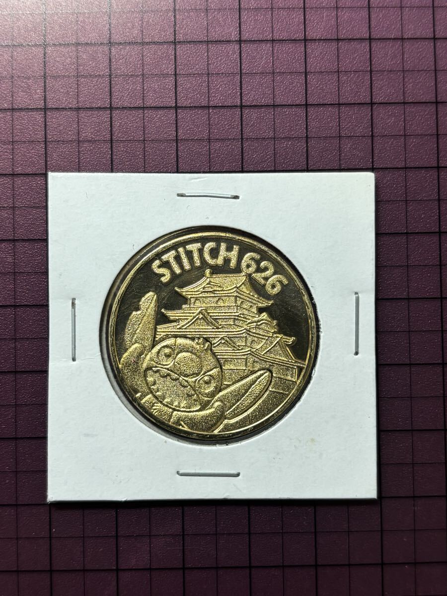 送料込み 茶平工業 記念メダル 滋賀県 彦根城スティッチ STITCH626