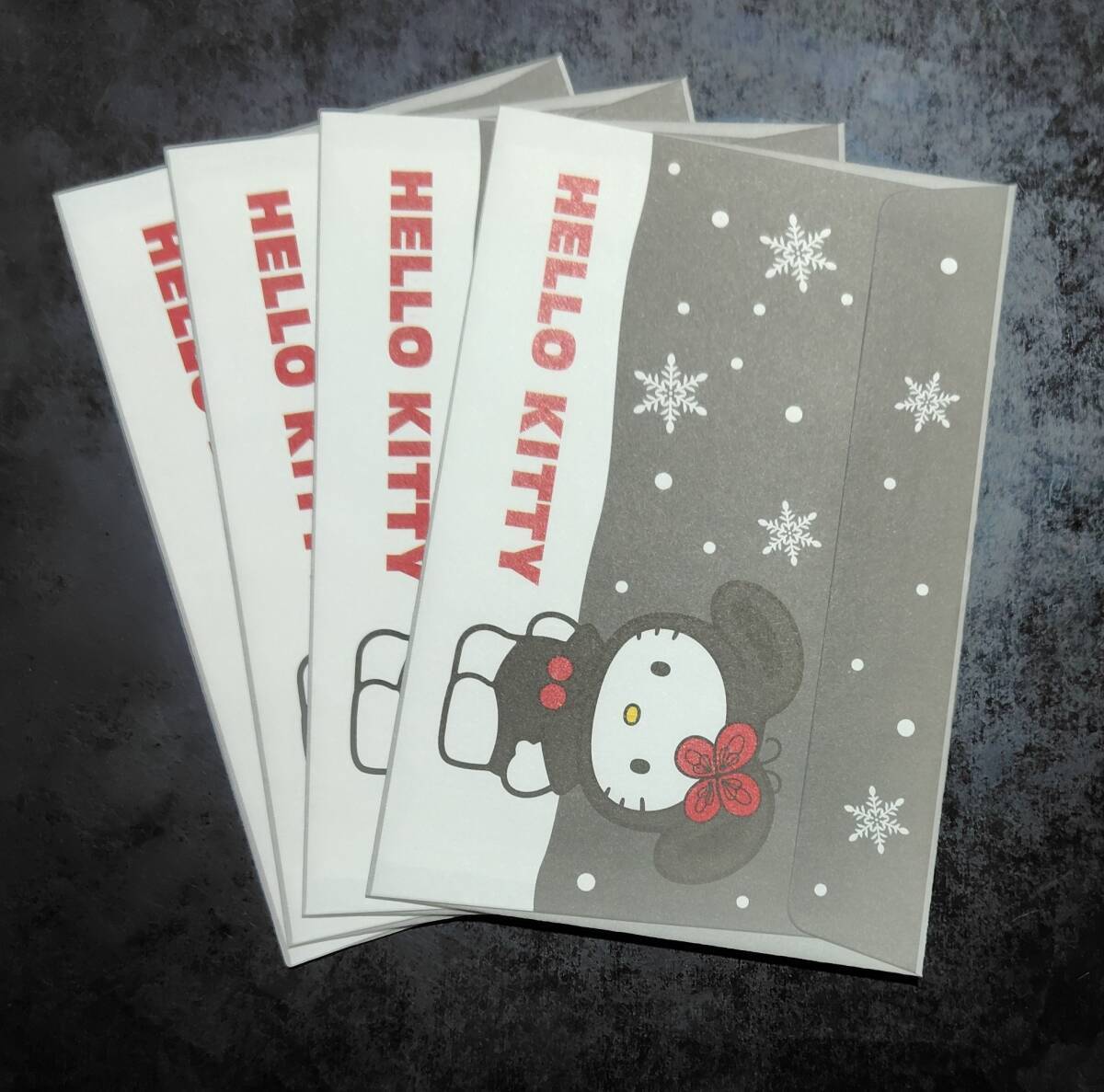 ハローキティ黒うさぎレターセットvivitixGIRLS限定2000年製シール付き