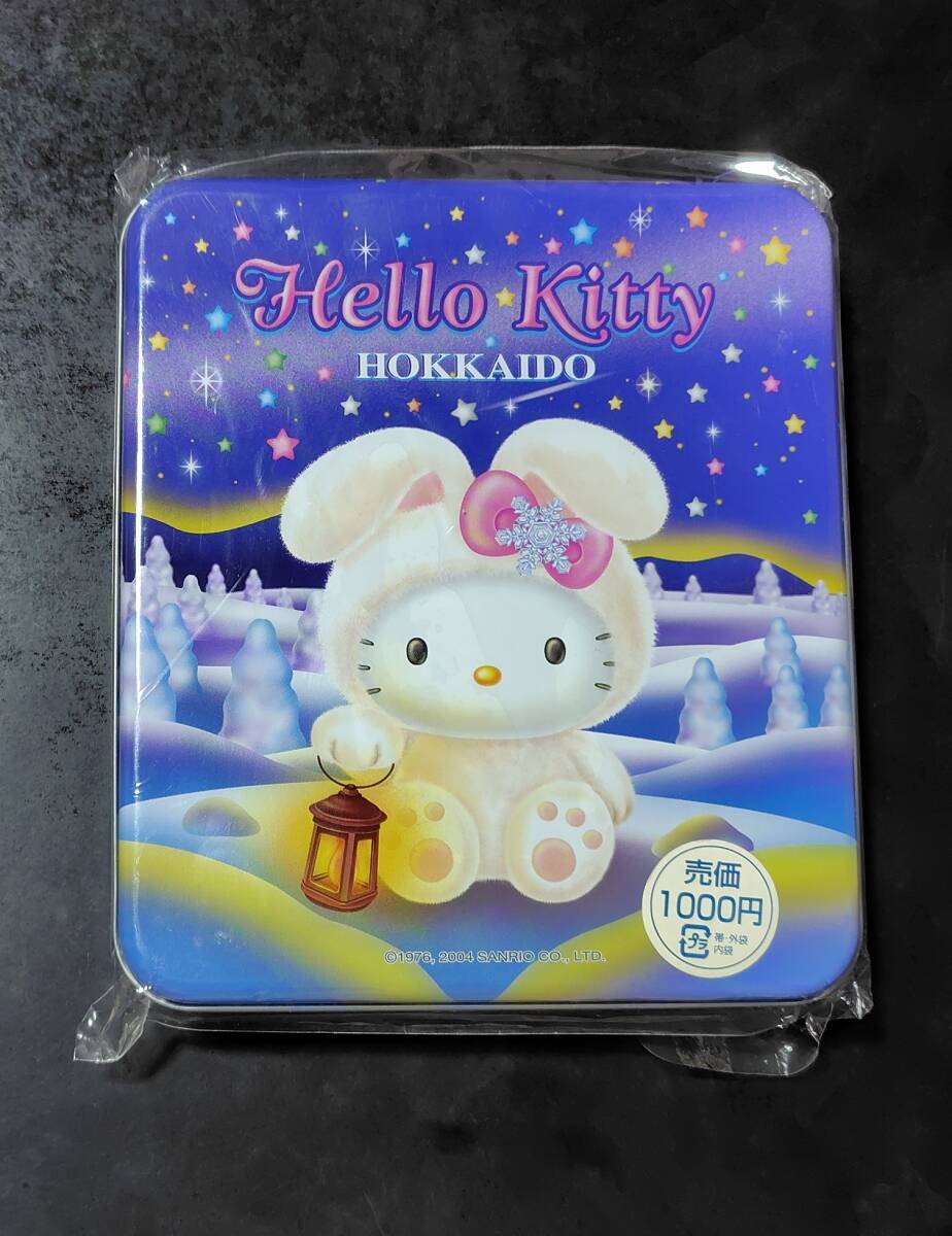 ハローキティ郵便局限定レターセット雪うさぎ缶入りサンリオレトロ2004