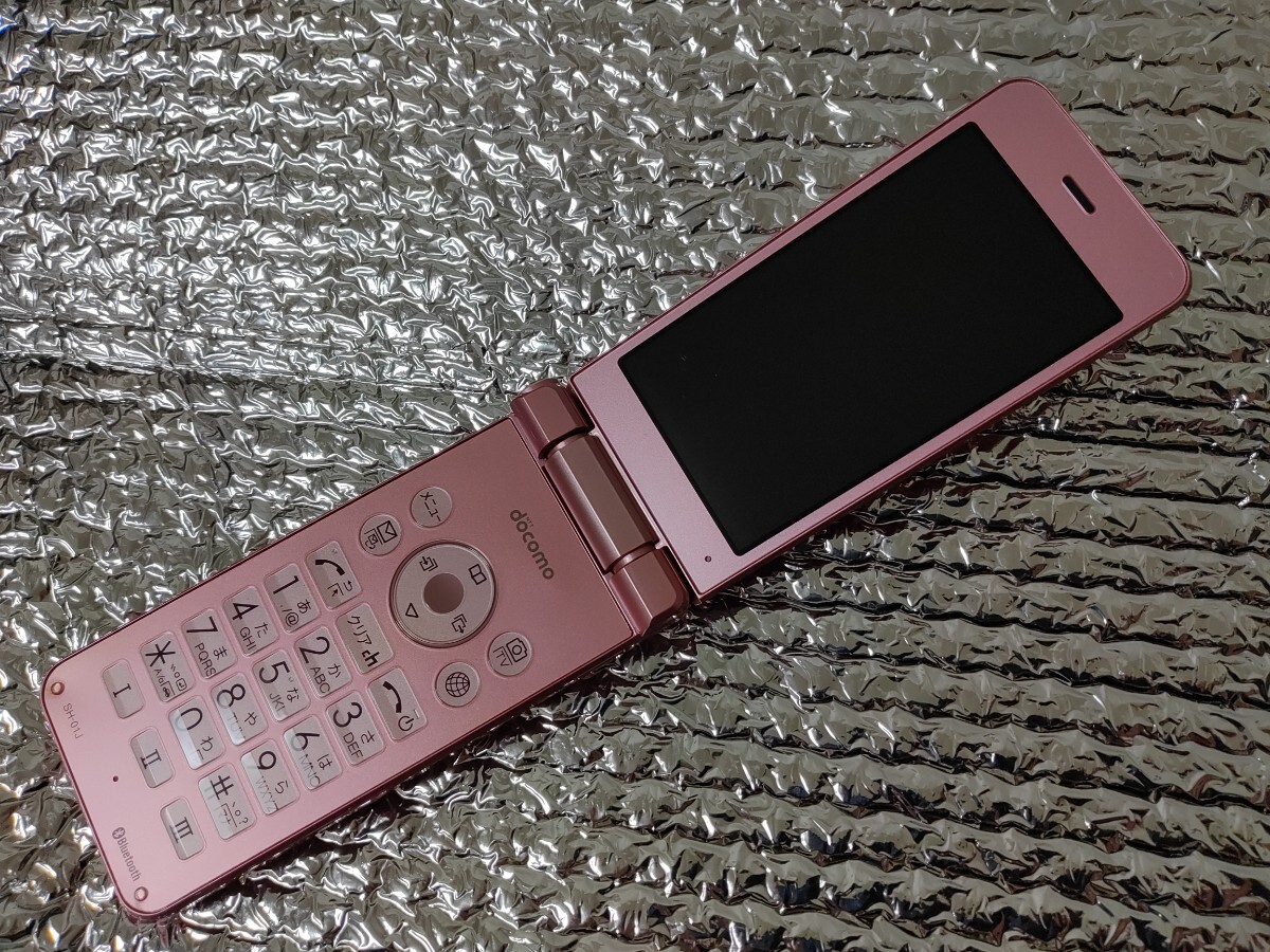 docomo SH-01J AQUOS ケータイ 4G 防塵 防水 耐衝撃 Wi-Fi ワンセグ