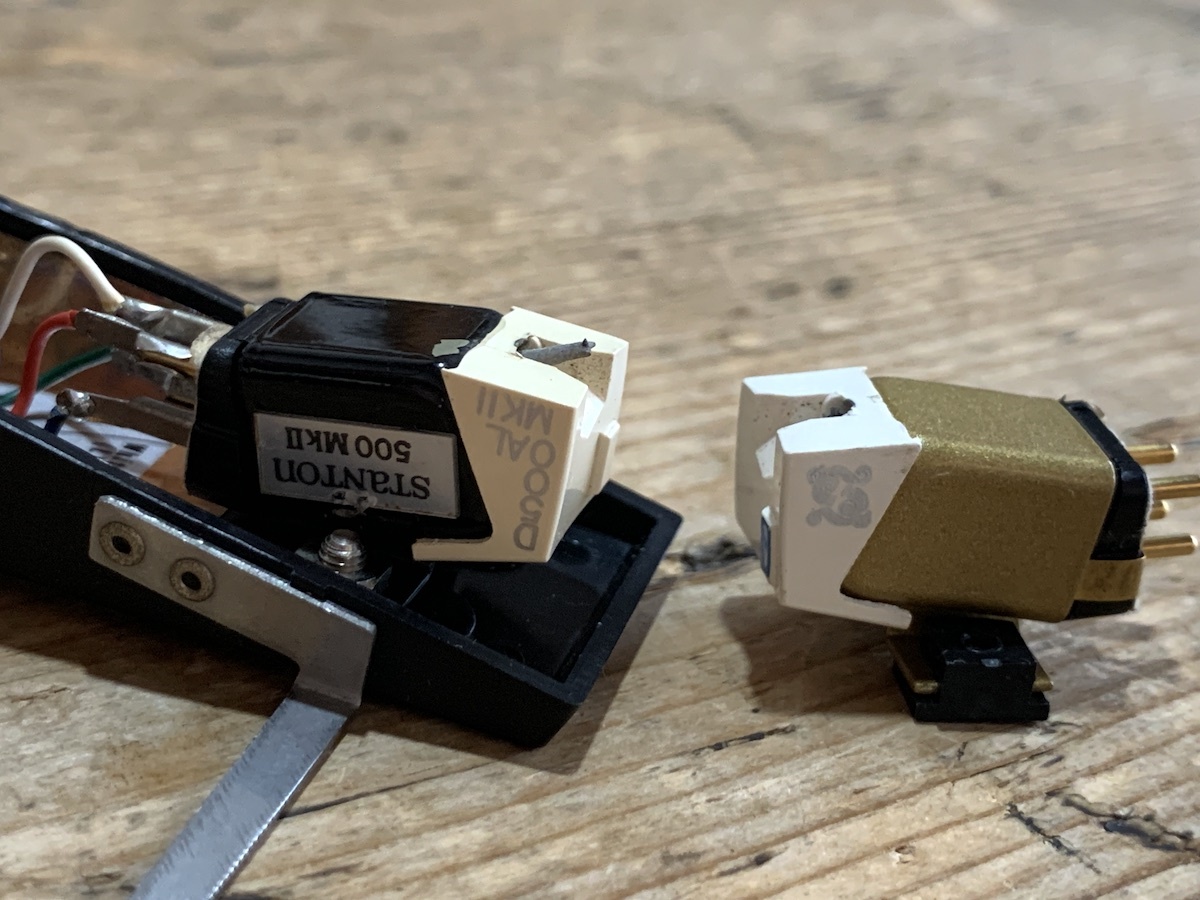 送料込 動作確認済 STANTON カートリッジ 500MK2（針付き）と500（針