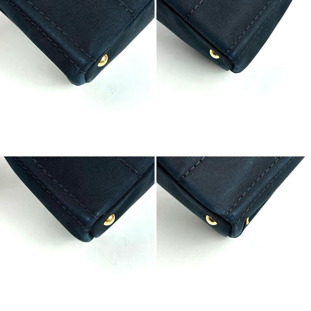 美品 PRADA プラダ カナパ ハンドバッグ トート 2WAY ショルダーバッグ