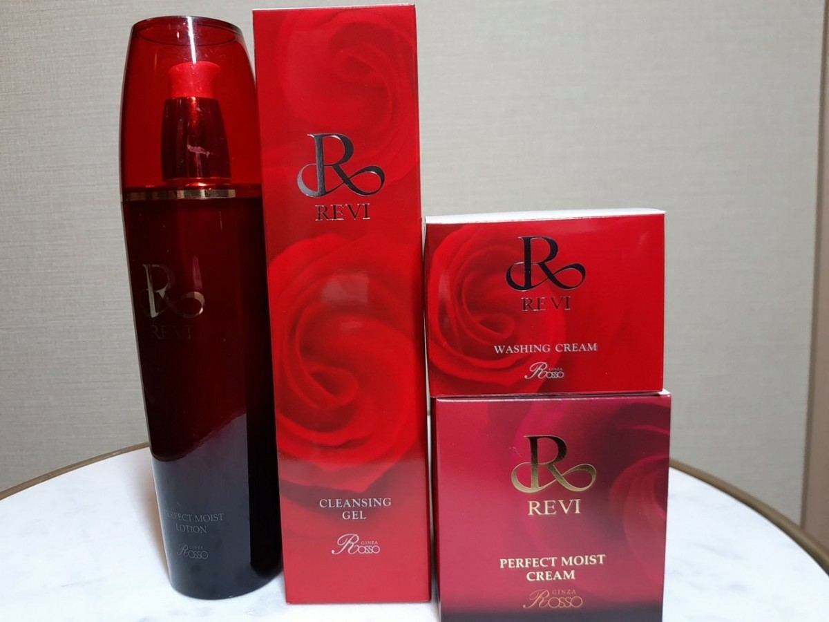 REVI ルヴィ基礎化粧品4点セット クレンジング 洗顔 ローション