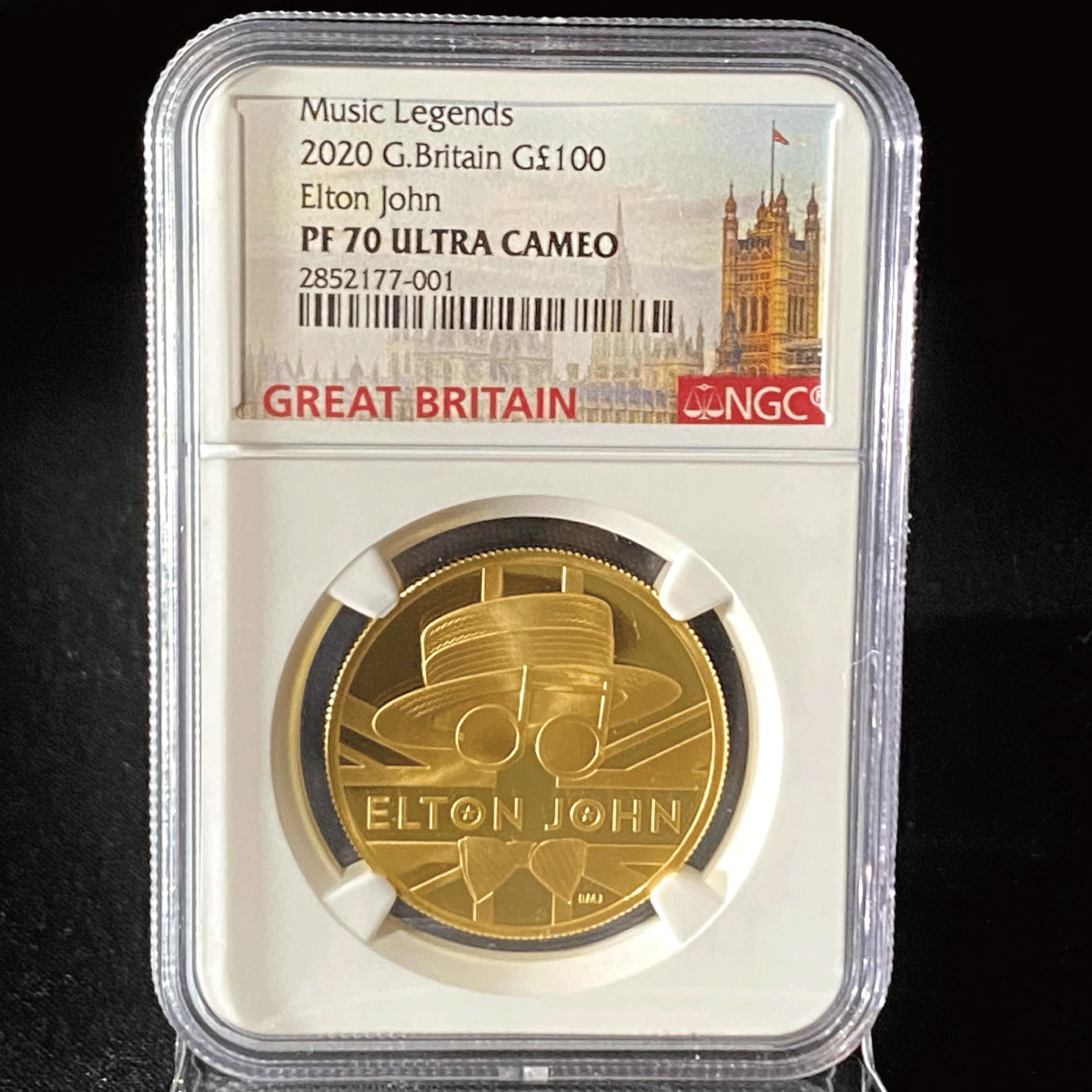 Yahoo!オークション - 1円スタート 最高鑑定 NGC PF70 2020年 ELTON JO