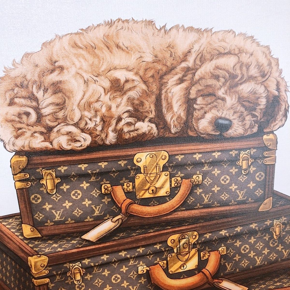 オリバーガル oliver gal スリーピングプードル キャンバスアート 絵画