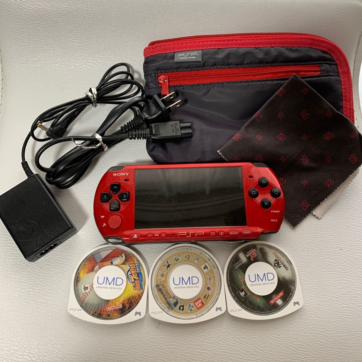 PSP-3000 限定品 赤黒+PSP ソフト｜Yahoo!フリマ（旧PayPayフリマ）
