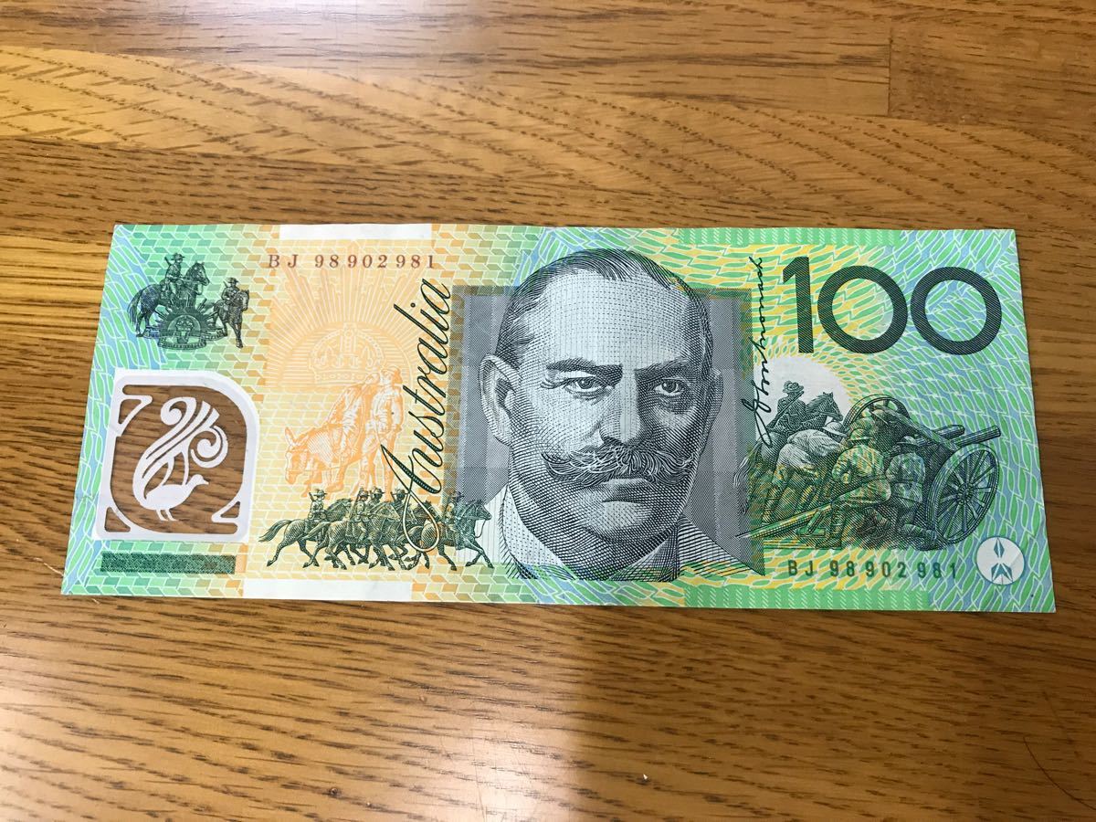 旧紙幣 オーストラリア 100ドル ポリマー紙幣 豪州 限定｜Yahoo