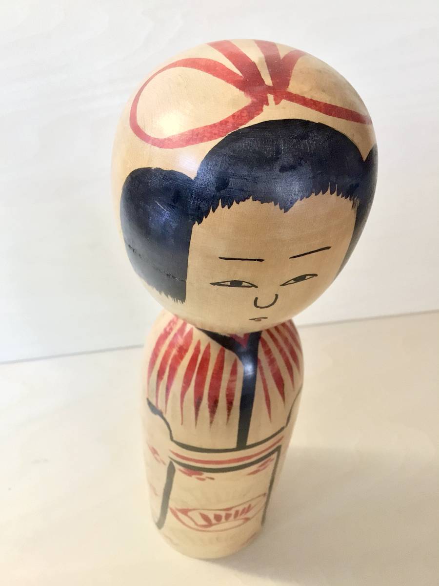 ⭕️⭕️2尺大型 伝統こけし 姫子松材 木地山こけし 現代の名工 小椋