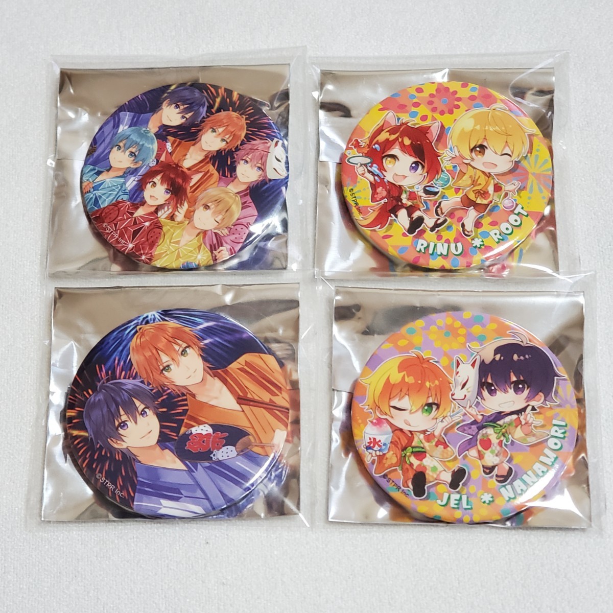 新品】すとぷり 缶バッジ 2020 夏祭り ななジェル るぅりーぬ シクレ