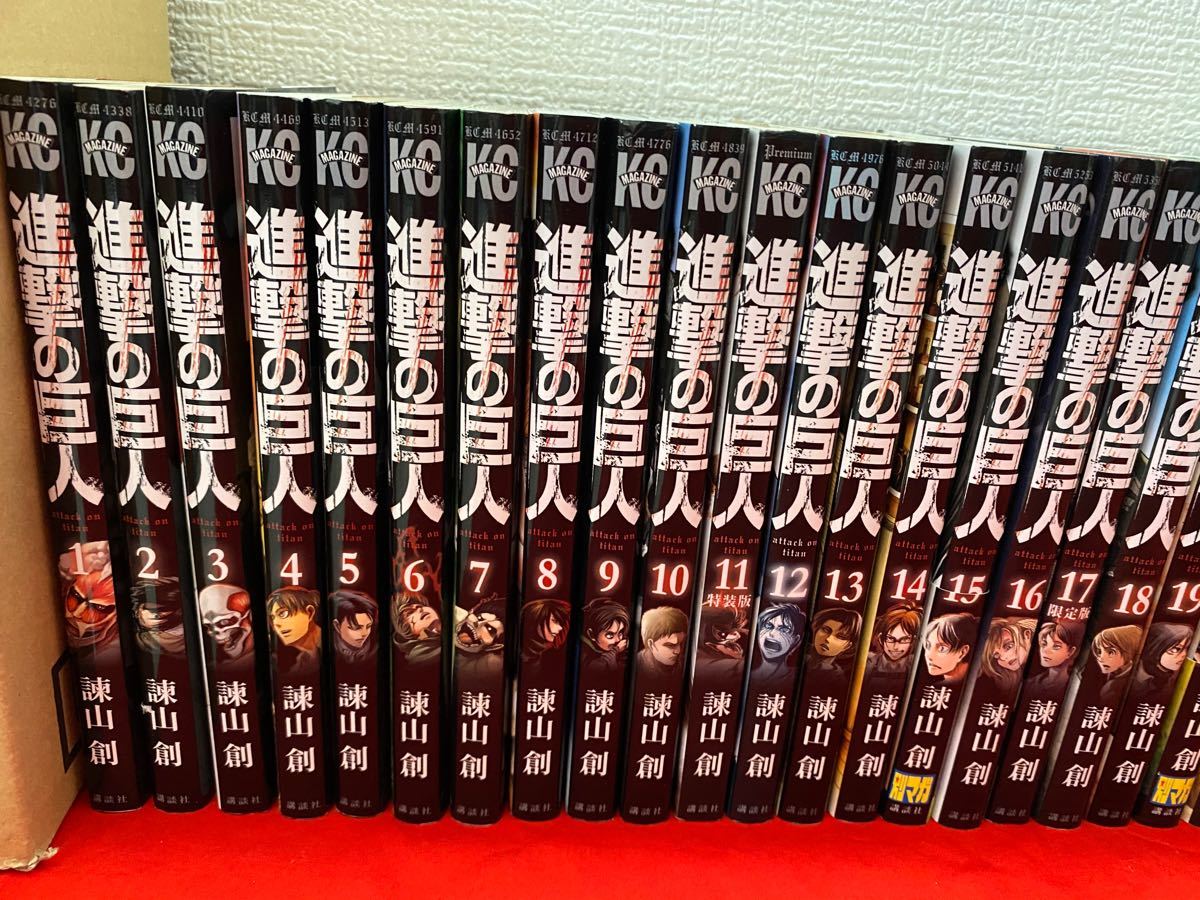 進撃の巨人 漫画 全巻セット 1〜33巻｜Yahoo!フリマ（旧PayPayフリマ）