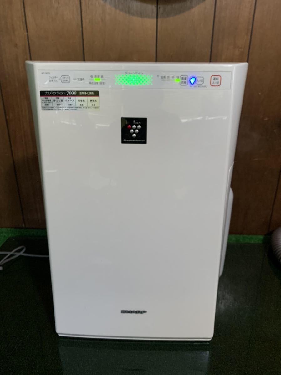 Yahoo!オークション - SHARP KC-30T2-W 2012年製 加湿空気清浄機 ホワ