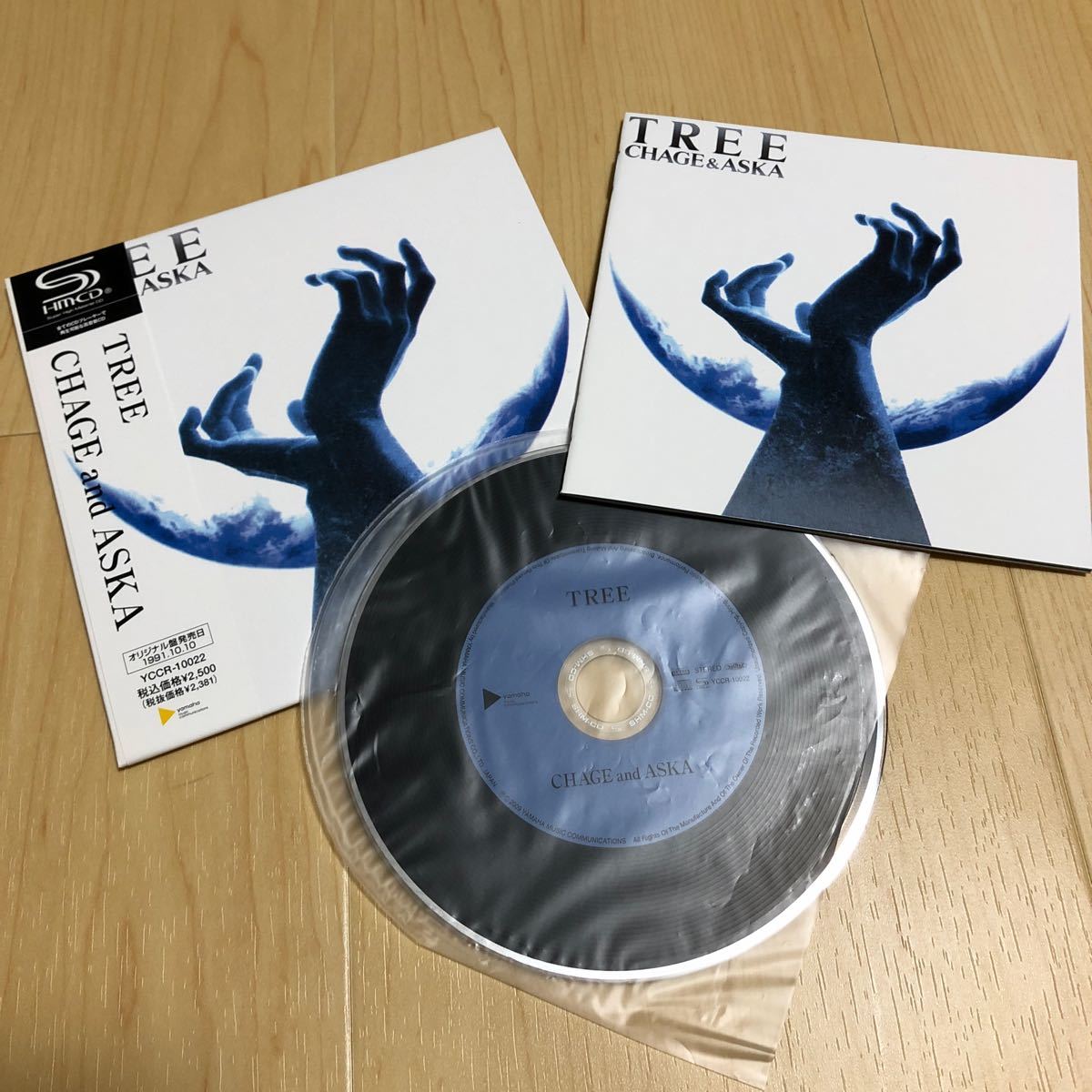 CHAGE and ASKA 紙ジャケット盤「TREE」 ほか1991年シングルCD2枚
