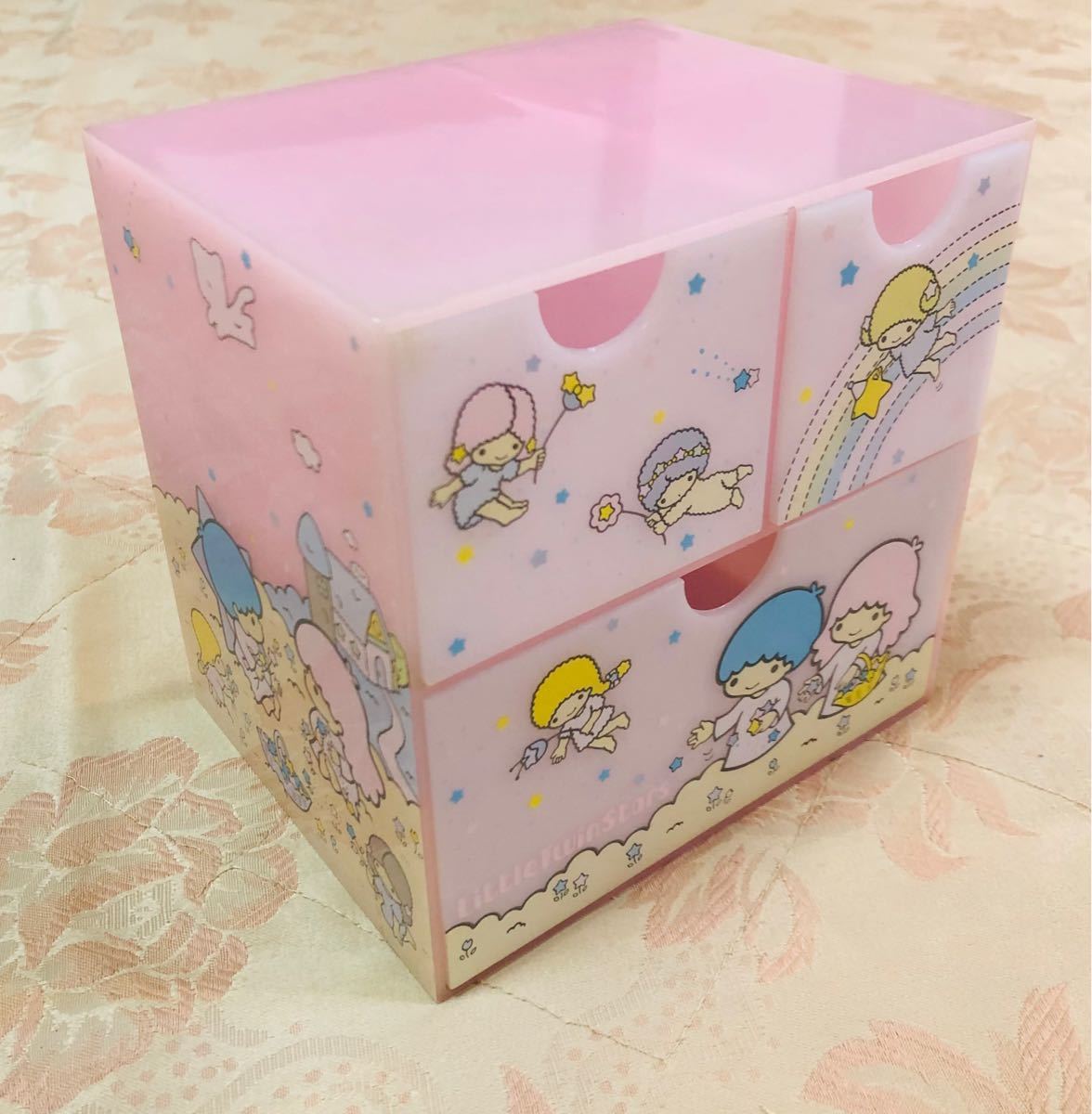 Sanrioサンリオ キキララ 小物入れ ミニチェスト【昭和レトロ】当時物