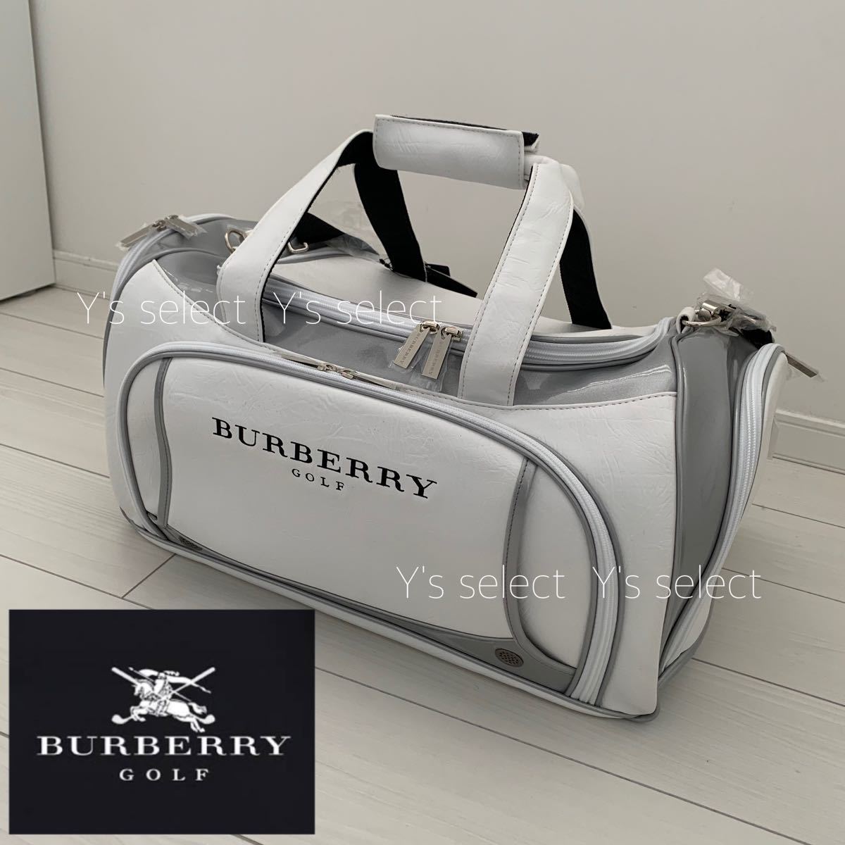 定価52500円】【未使用タグ付き】ゴルフボストンバッグ バーバリー