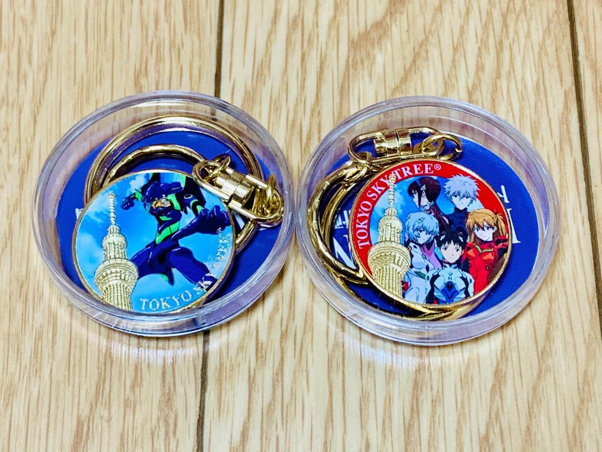 EVANGELIONトウキョウスカイツリー計画缶バッジ 式波・アスカ
