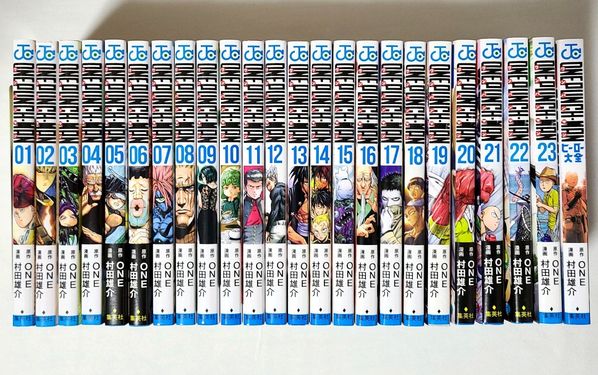 美品 1月発売の最新刊まで 全巻 【ワンパンマン】1～23巻&ヒーロー大全