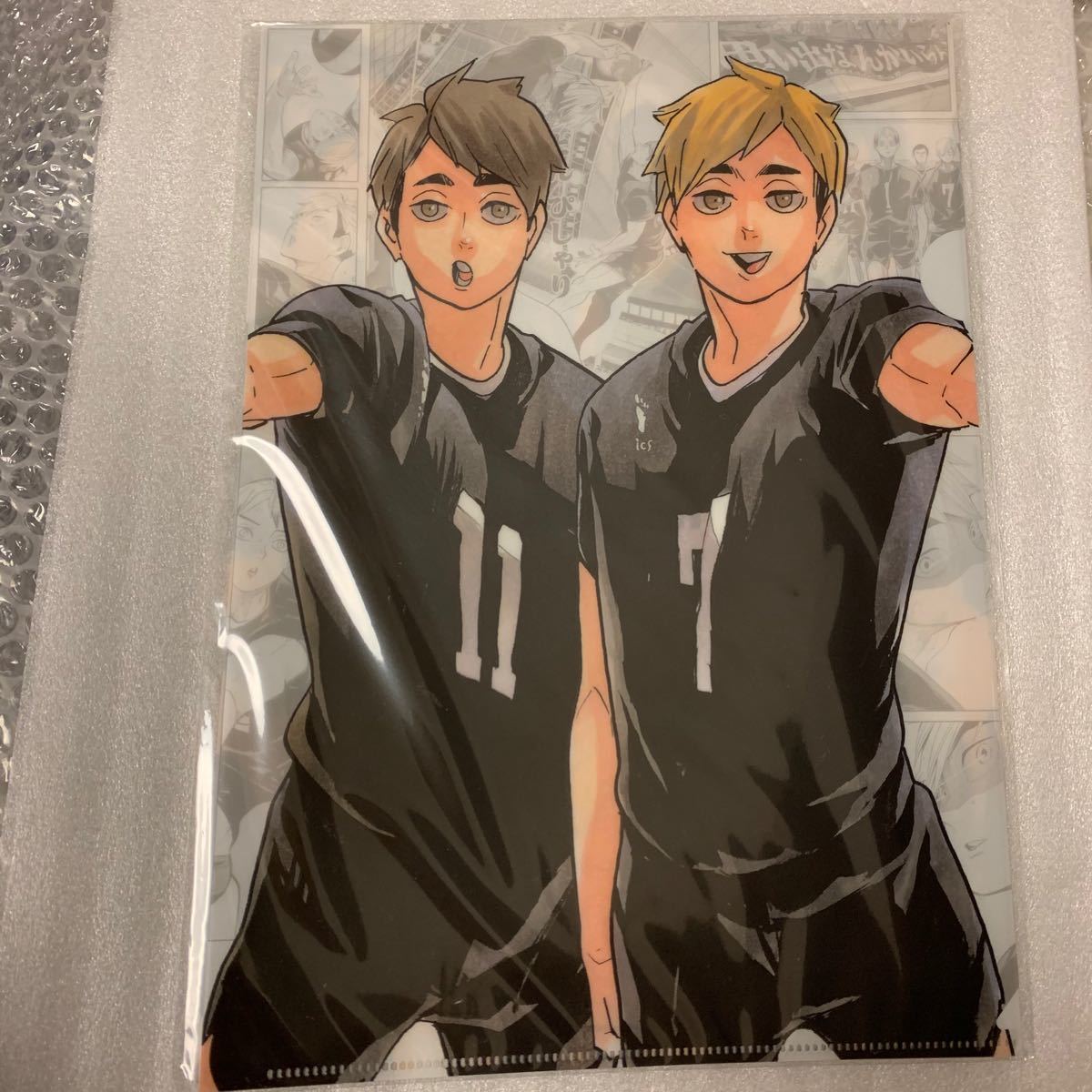 ハイキュー展【原画展名古屋】稲荷崎 宮侑アクスタ＆クリアファイル2枚
