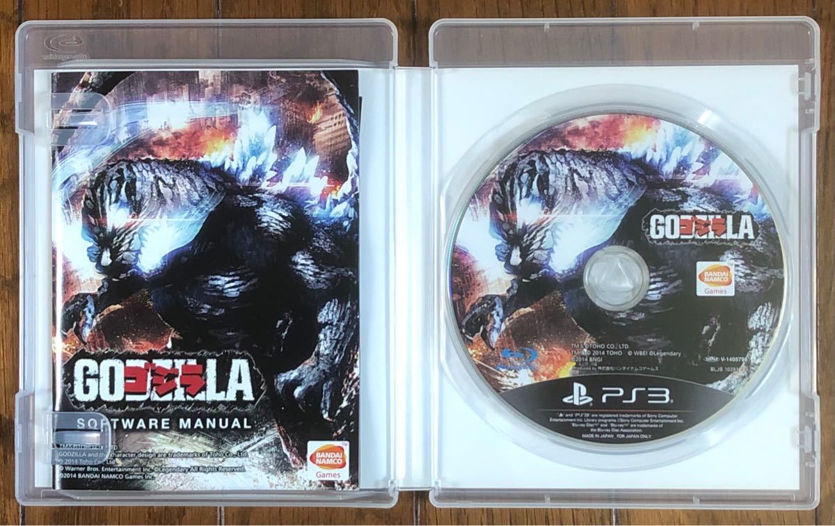 動作確認画像有り】 PS3 ゴジラ GODZILLA プレイステーション3
