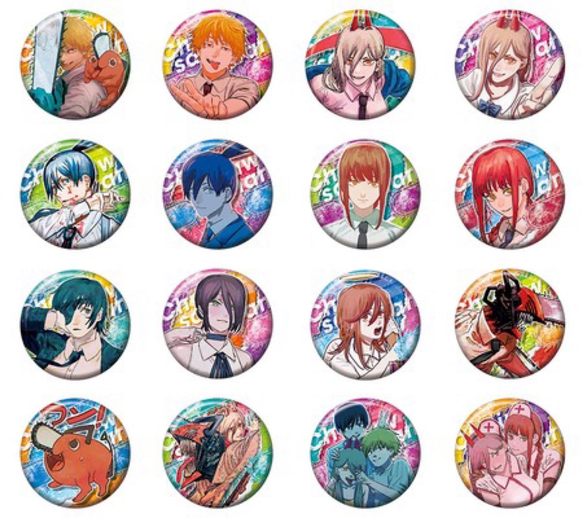 希少】チェンソーマン 缶バッジ 7種コンプリート 希少】チェンソーマン