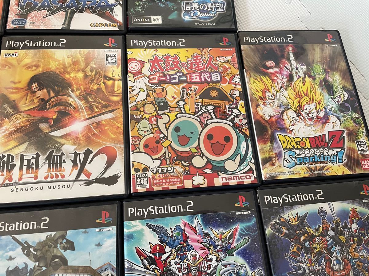 PS2 ゲームカセット ソフト 14点まとめ 画像別であります