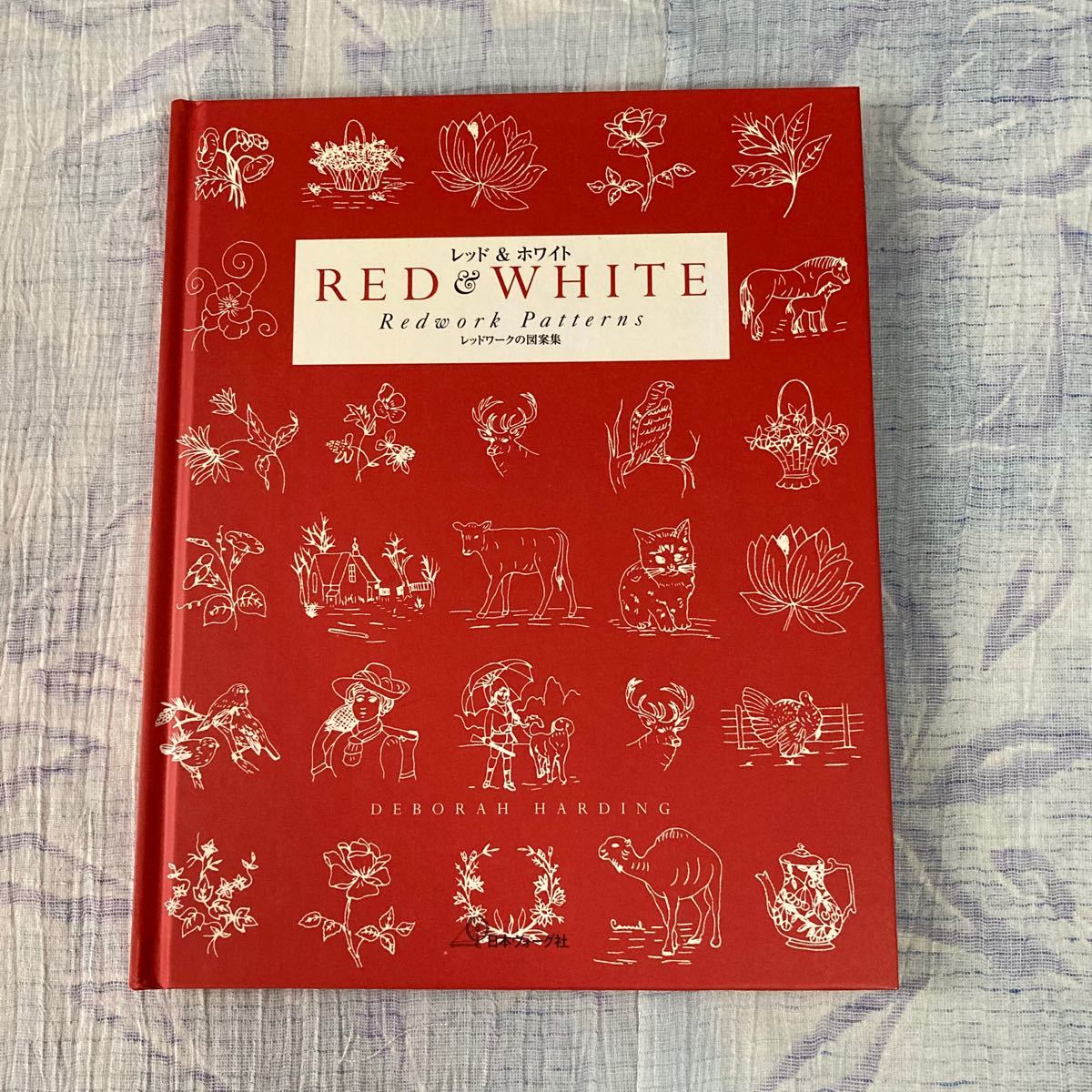 RED & WHITE レッド & ホワイト アメリカのレッドワークキルト 日本