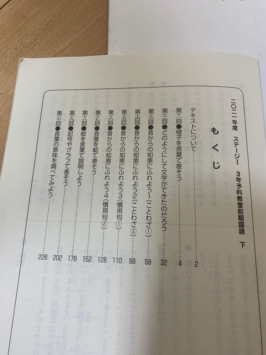 2021 最新 日能研 3年予科教室 前期下 テキスト 問題集 解答 中学受験