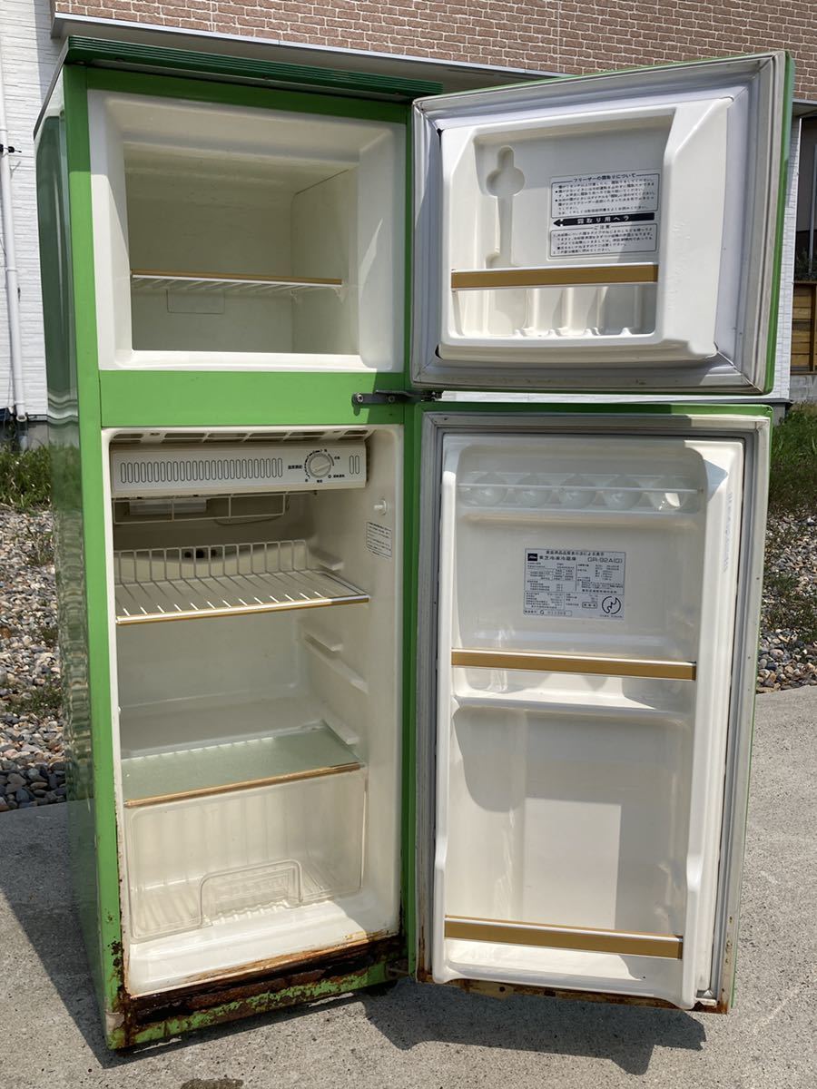 Yahoo!オークション - 希少 東芝 冷蔵庫 GR-92A レトロ アンティーク