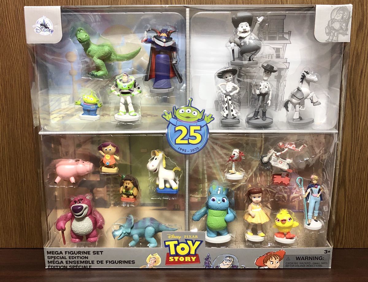 Yahoo!オークション - Disney Pixar 25th TOY STORY MEGA FIGURINE SET
