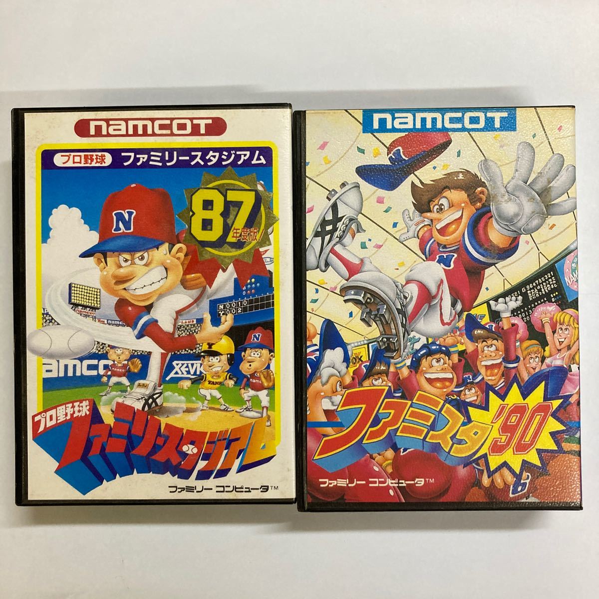 プロ野球ファミリースタジアム 87年度版 ファミスタ90 2本セット 説明