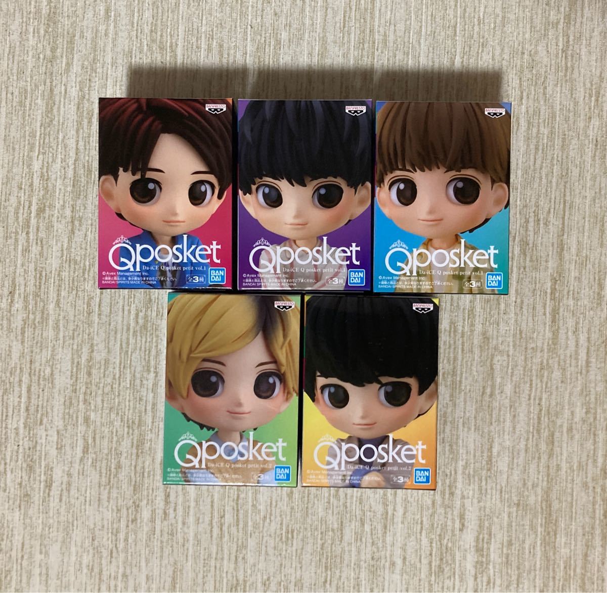 Da-iCE ダイス Q posket petit フィギュア5種セット｜Yahoo!フリマ（旧