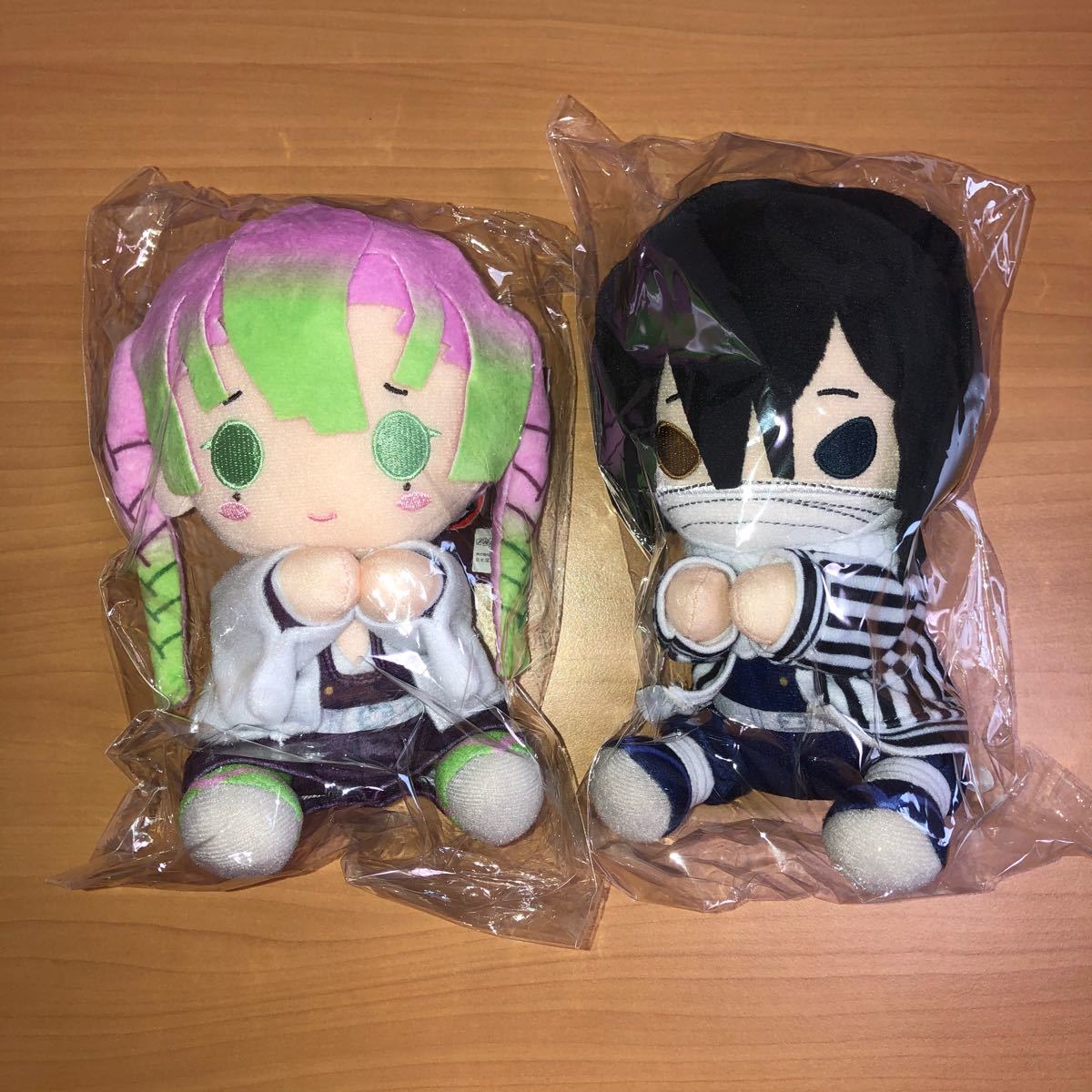 新品未開封 鬼滅の刃 ぴたぬい 伊黒小芭内 甘露寺蜜璃 セット
