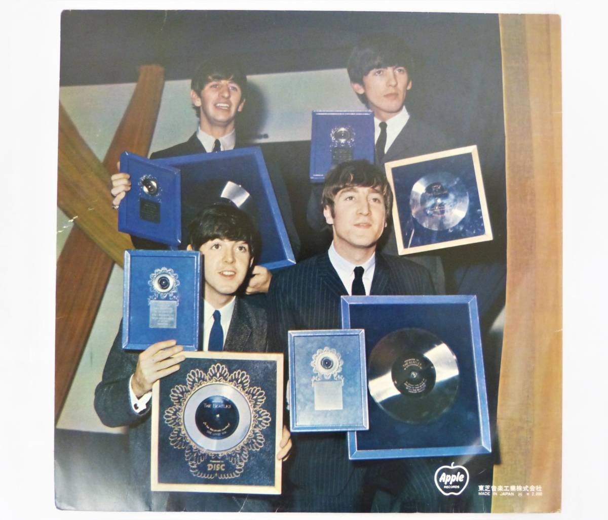 ◇帯LP ビートルズ ステレオ！これがビートルズ Vol.2☆赤盤☆音工⁄Apple