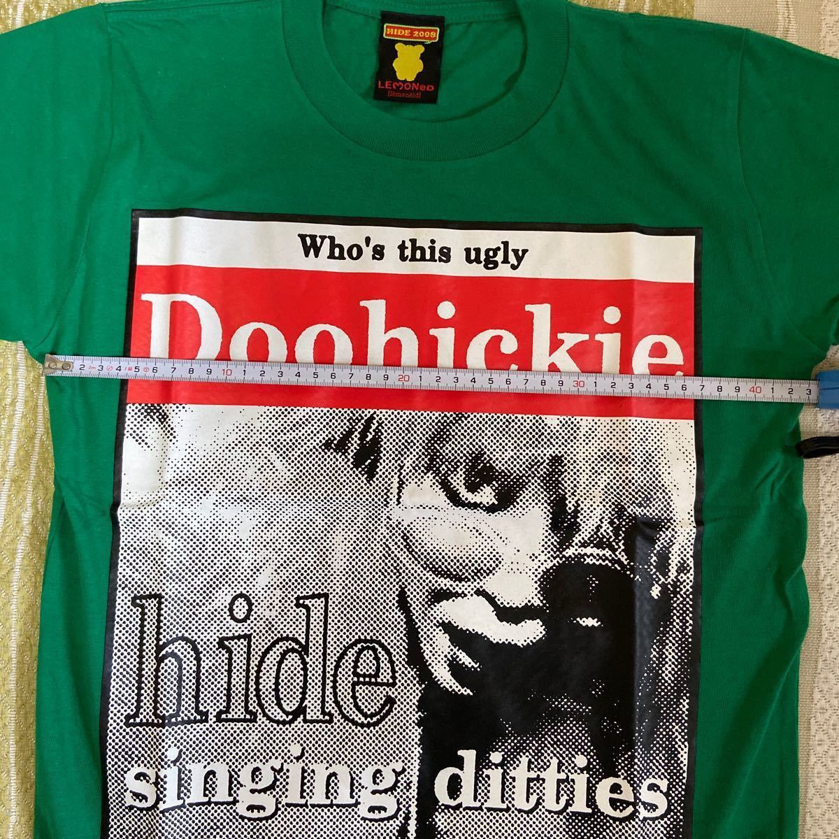 送料無料 hide Doohickie Tシャツ 新品 希少 メモリアル10th仕様 SS