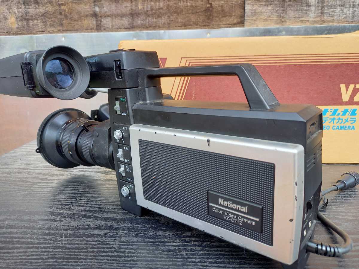 Yahoo!オークション - 【o】ナショナル カラービデオカメラ VZ-C712 箱