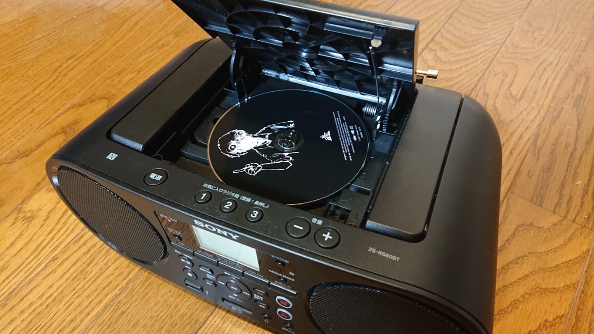 SONY ZS-RS80BTラジカセ/説明書・リモコン・電池付き Bluetooth対応