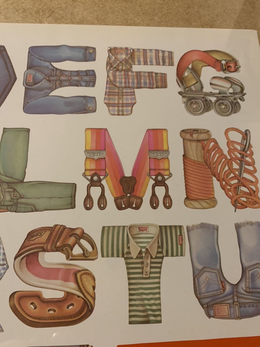 80'S ビンテージ リーバイス 販促用 ポスター アドバタイジング