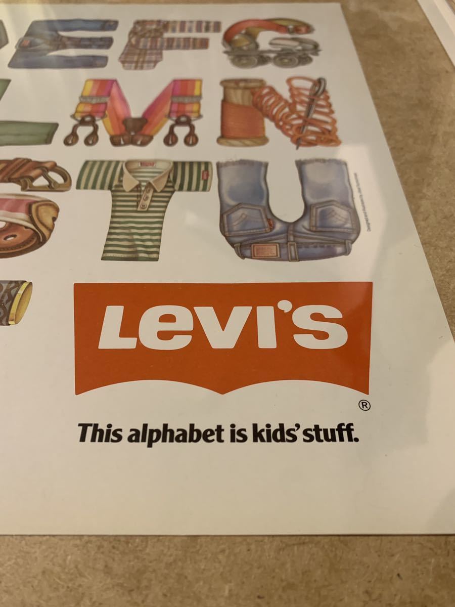 80'S ビンテージ リーバイス 販促用 ポスター アドバタイジング