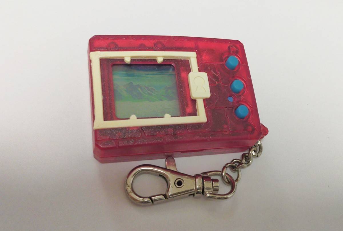 バンダイ1998製 デジモン初期 デジタルモンスター ver 4 クリアレッド