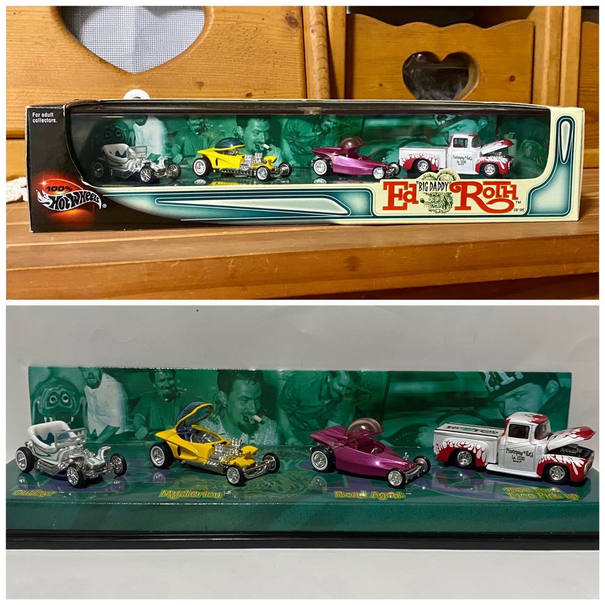 ホットウィール 1/64 Ed BIG DADDY RoTH custom エドロス カスタム '56