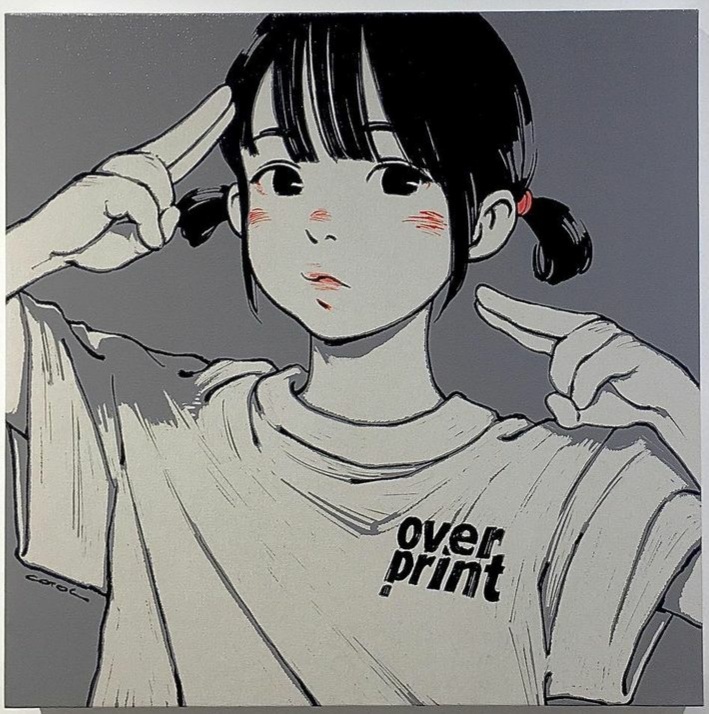 Yahoo!オークション - over print POP ART 古塔つみ キャンバス ED3 新
