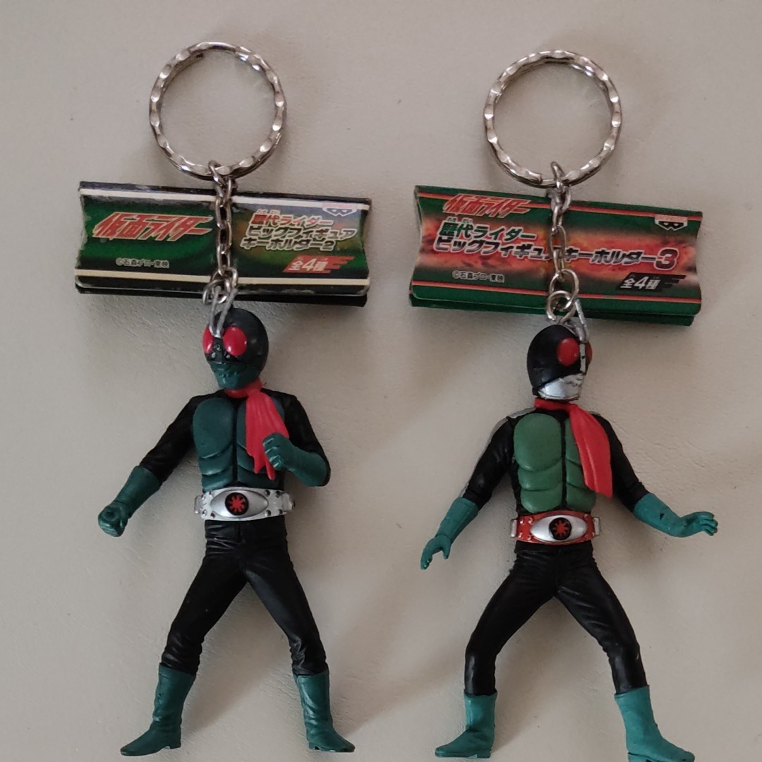 歴代ライダー ビッグフィギュアキーホルダー 仮面ライダー 1号 2号 V3