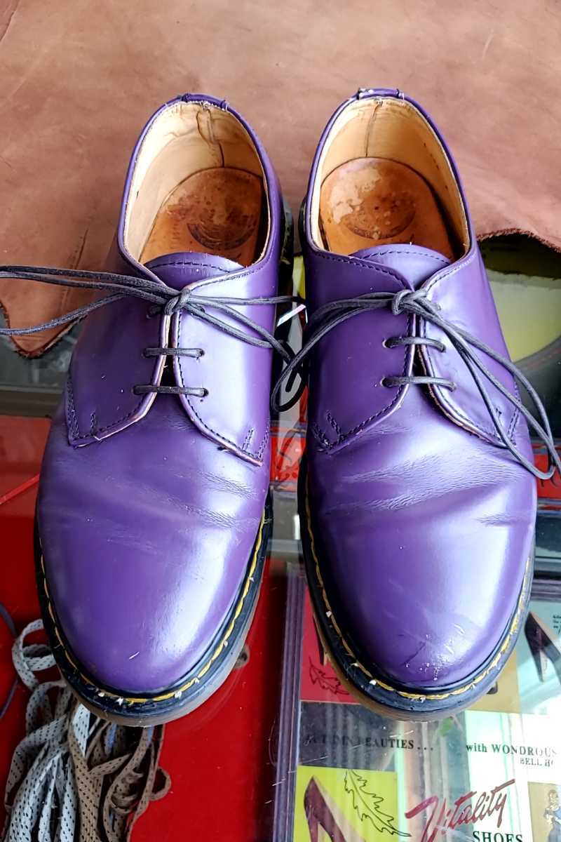 910 英国製 ドクターマーチン Dr Martens 3ホールシューズ UK6/25-25 5